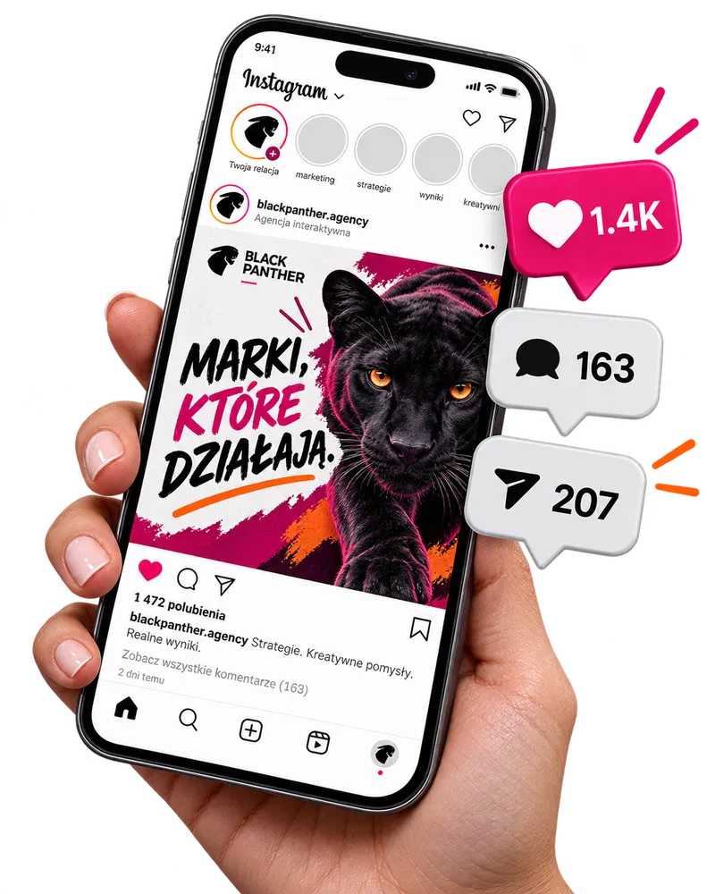 Przykładowa wizualizacja profilu marki w social mediach